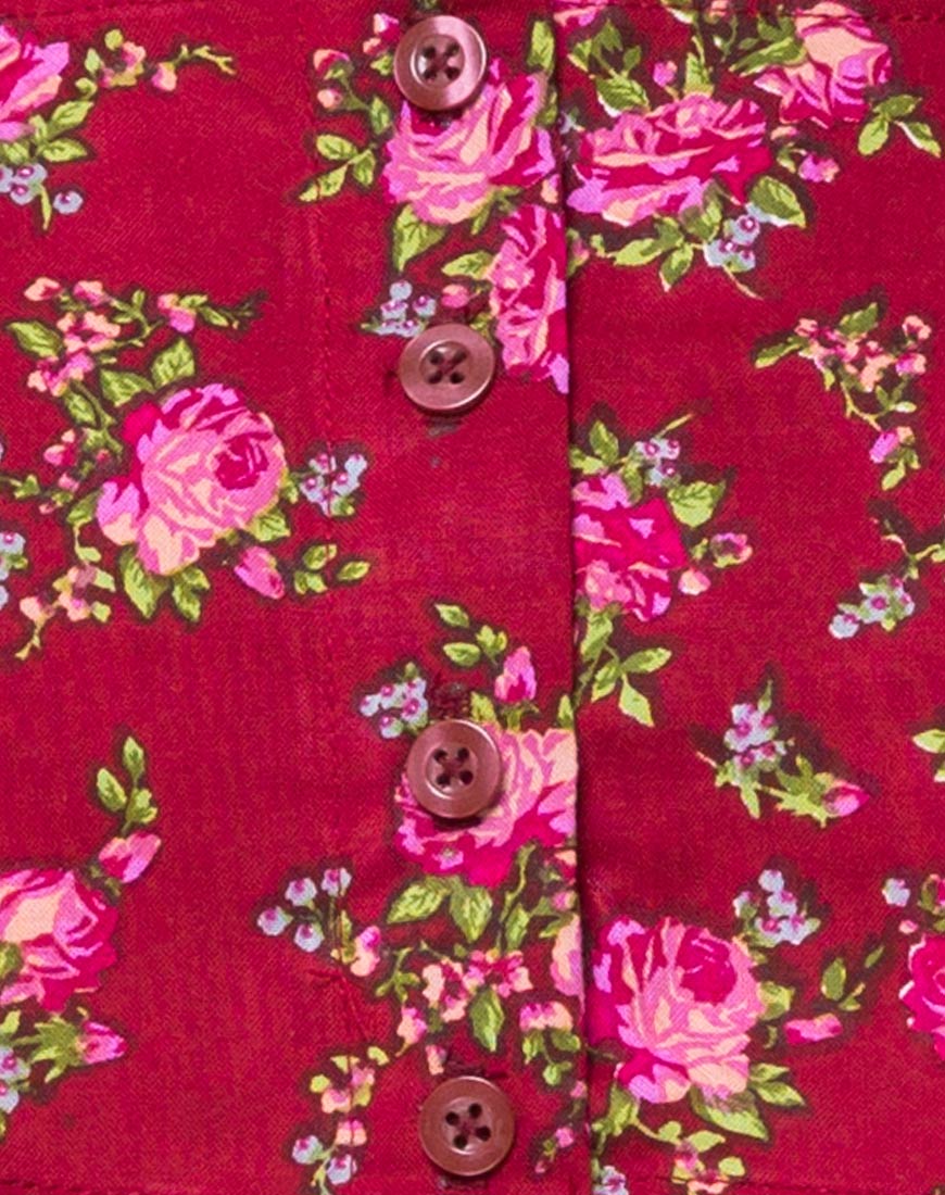 Cavazza Crop Top in Soheila Floral - Image 4