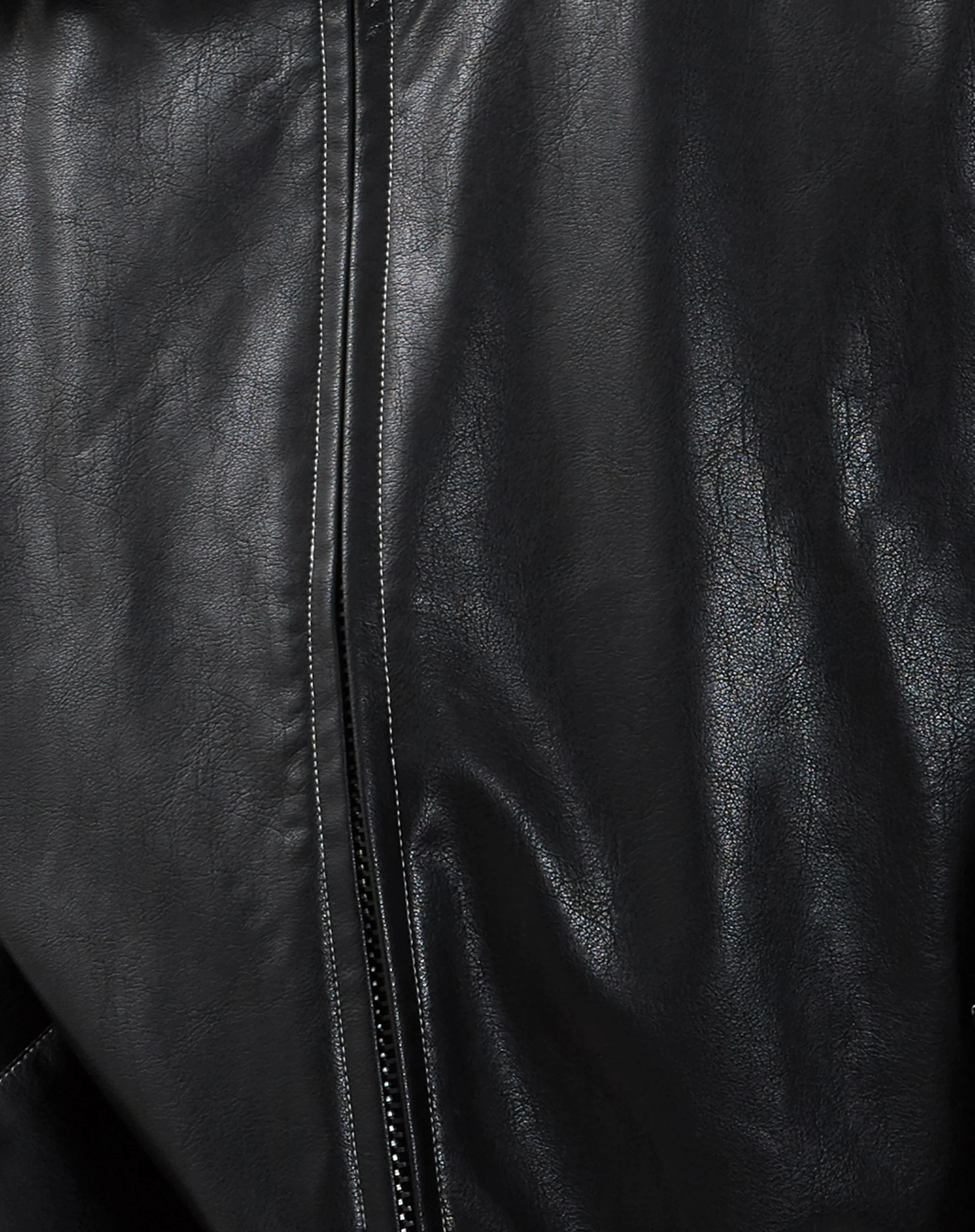 Cavita Jacket in Black with Grey Top Stitch - Image 6