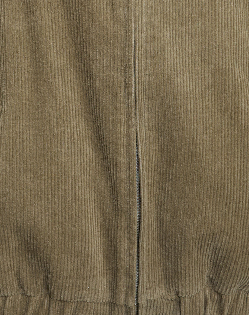 Cavita Jacket in Cord Artichoke Green - Image 6