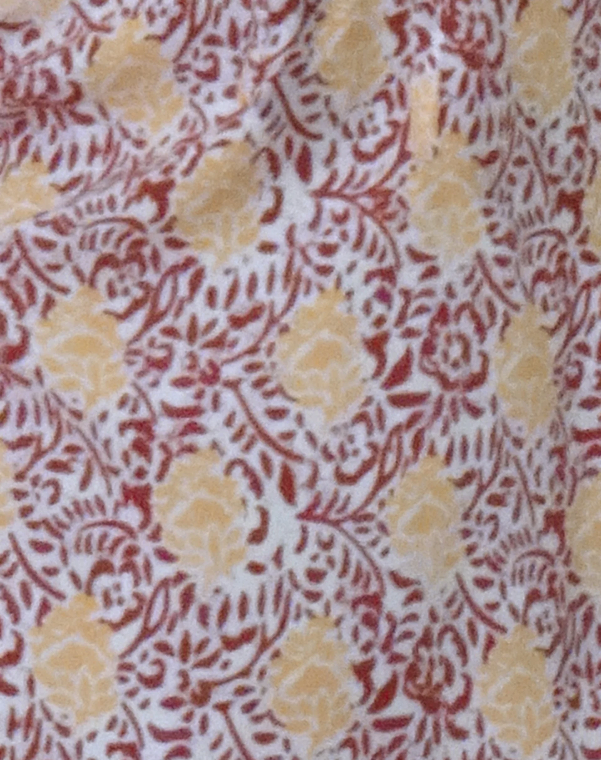 Cecan Mini Dress in Bohemian Batik Maroon Peach - Image 6