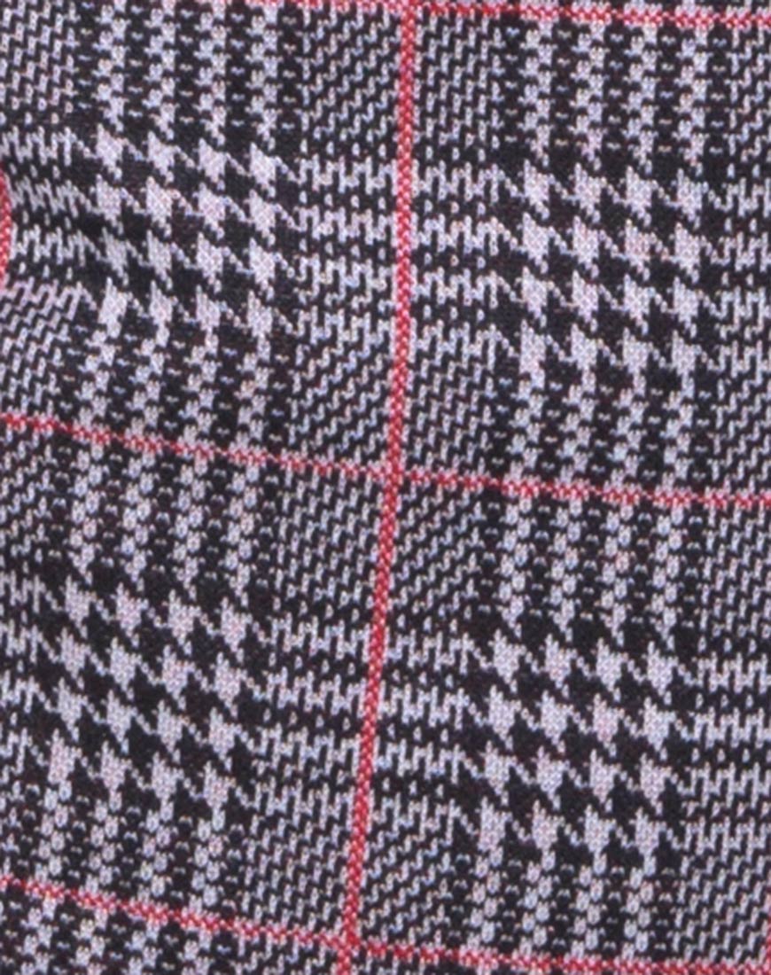 Cecile Dress in Charles Check Blush - Image 5