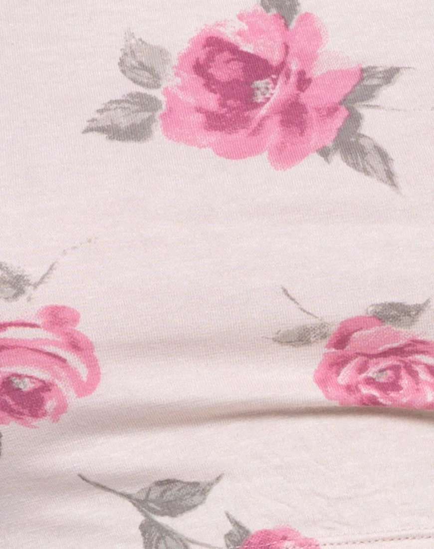 Chapslee Crop Top in Rose Blossom - Image 5