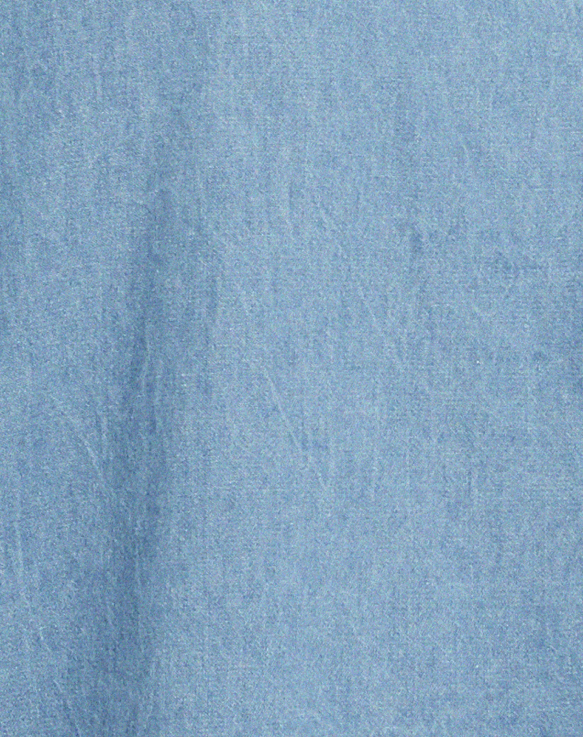 Chelor Mini Dress in Denim Stone Wash Blue - Image 7