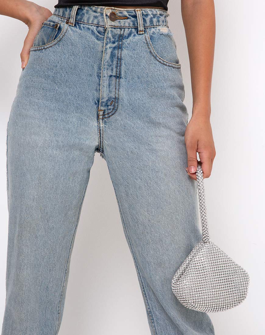 Chloe Purse in Silver - Image 3