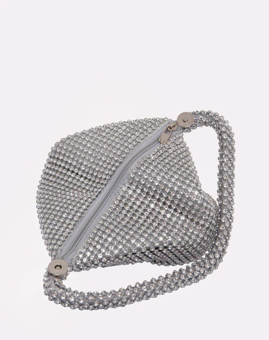 Chloe Purse in Silver - Image 4
