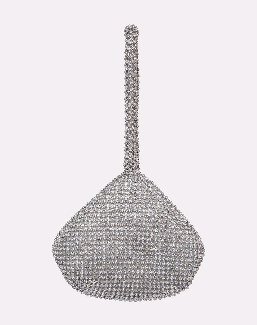 Chloe Purse in Silver - Image 5