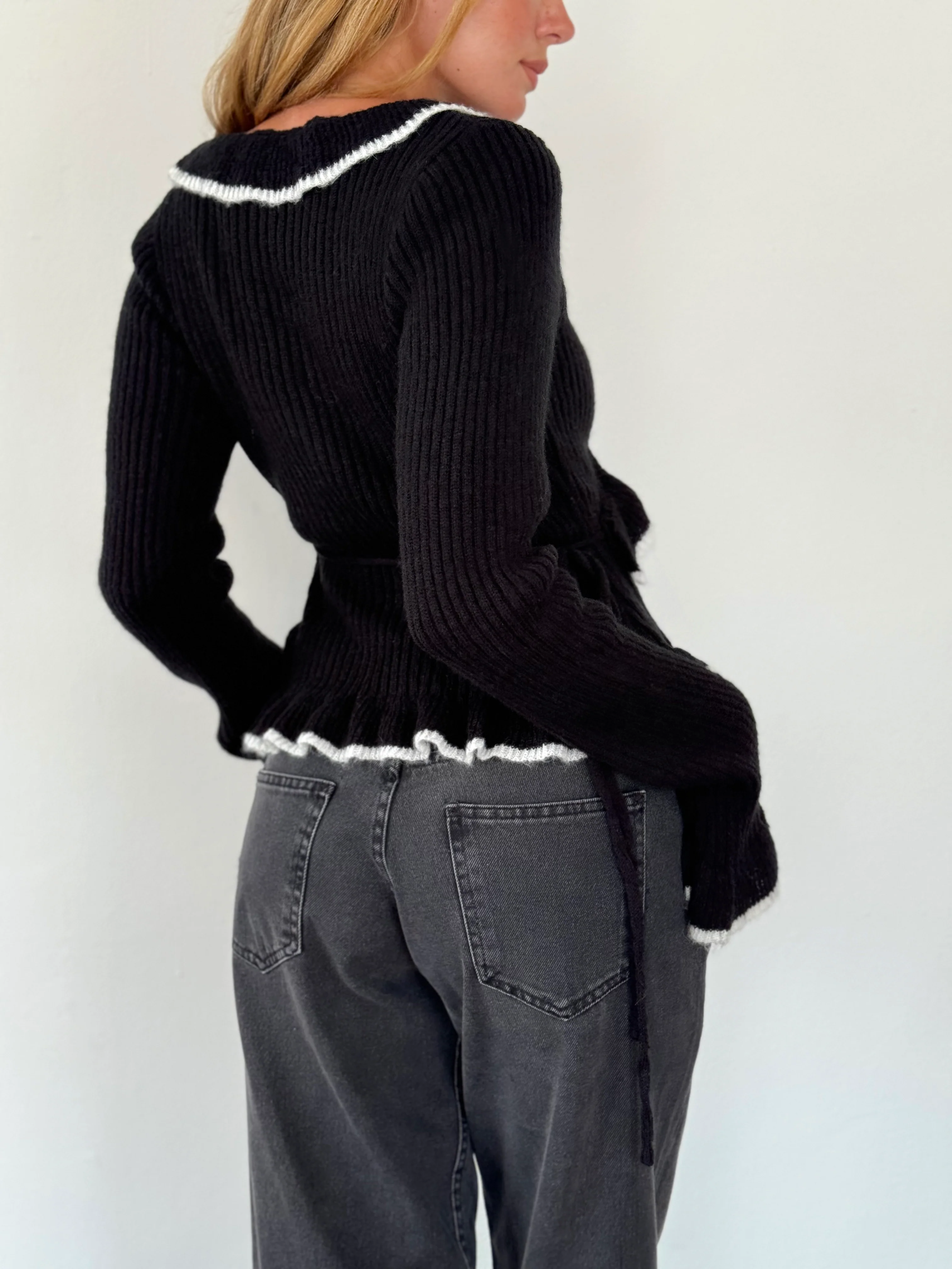 Christella Top in Black - Image 5