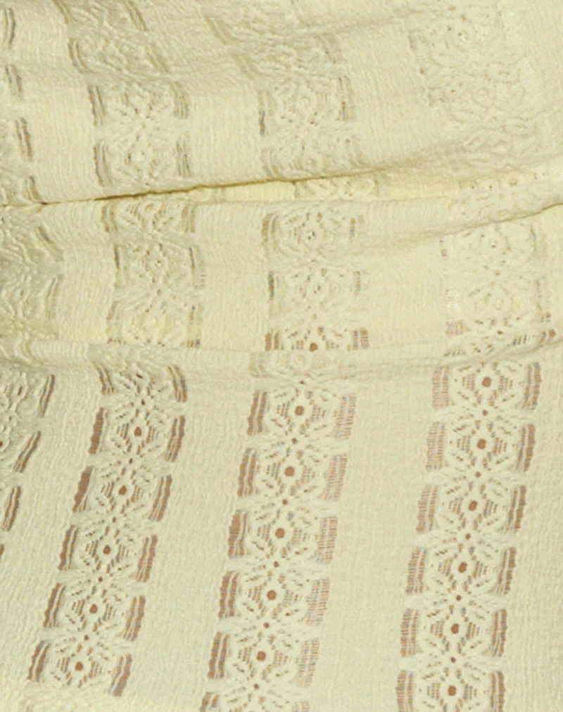 Chupa Top in Broderie Flower Lace Lemon - Image 6