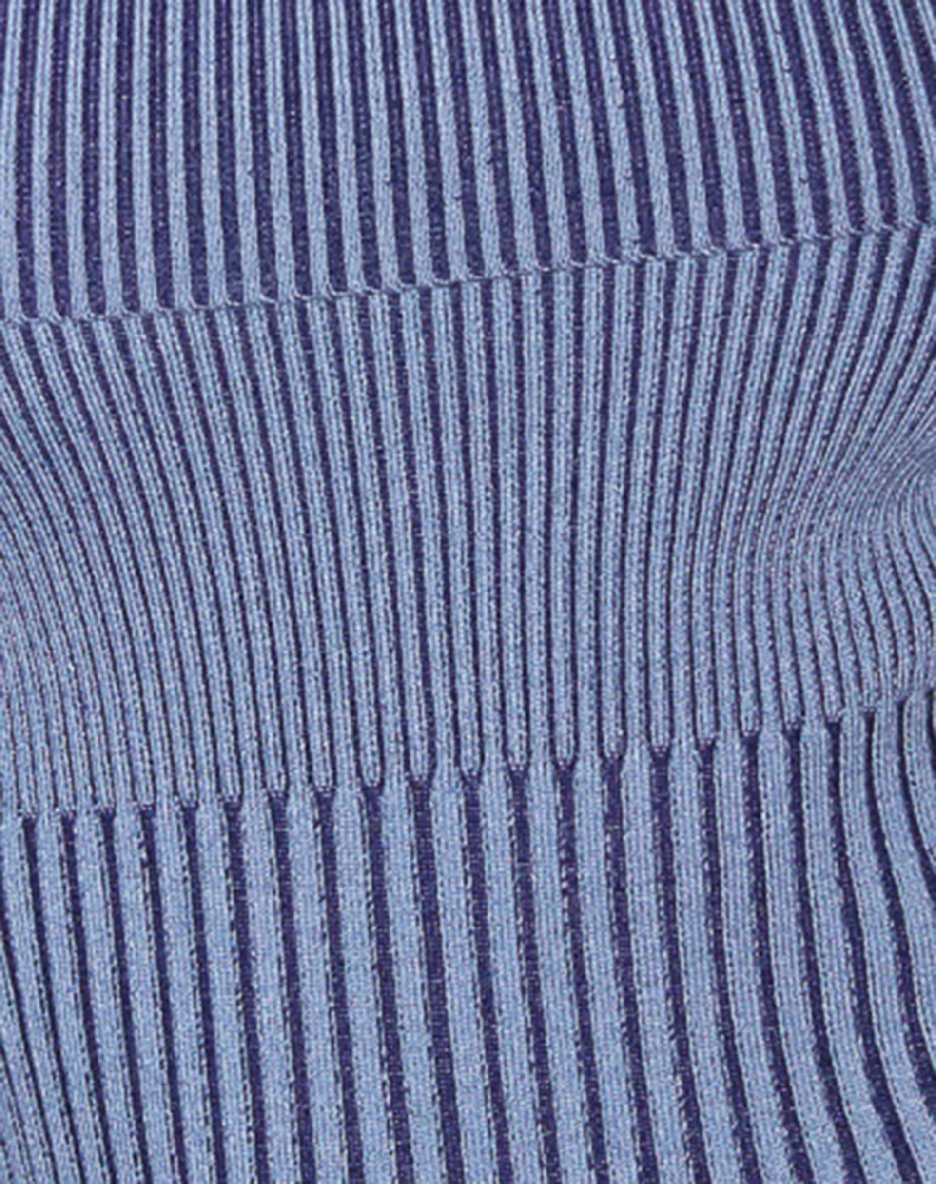 Circe Knitted Bardot Jumper in Two Tone Blue - Image 5