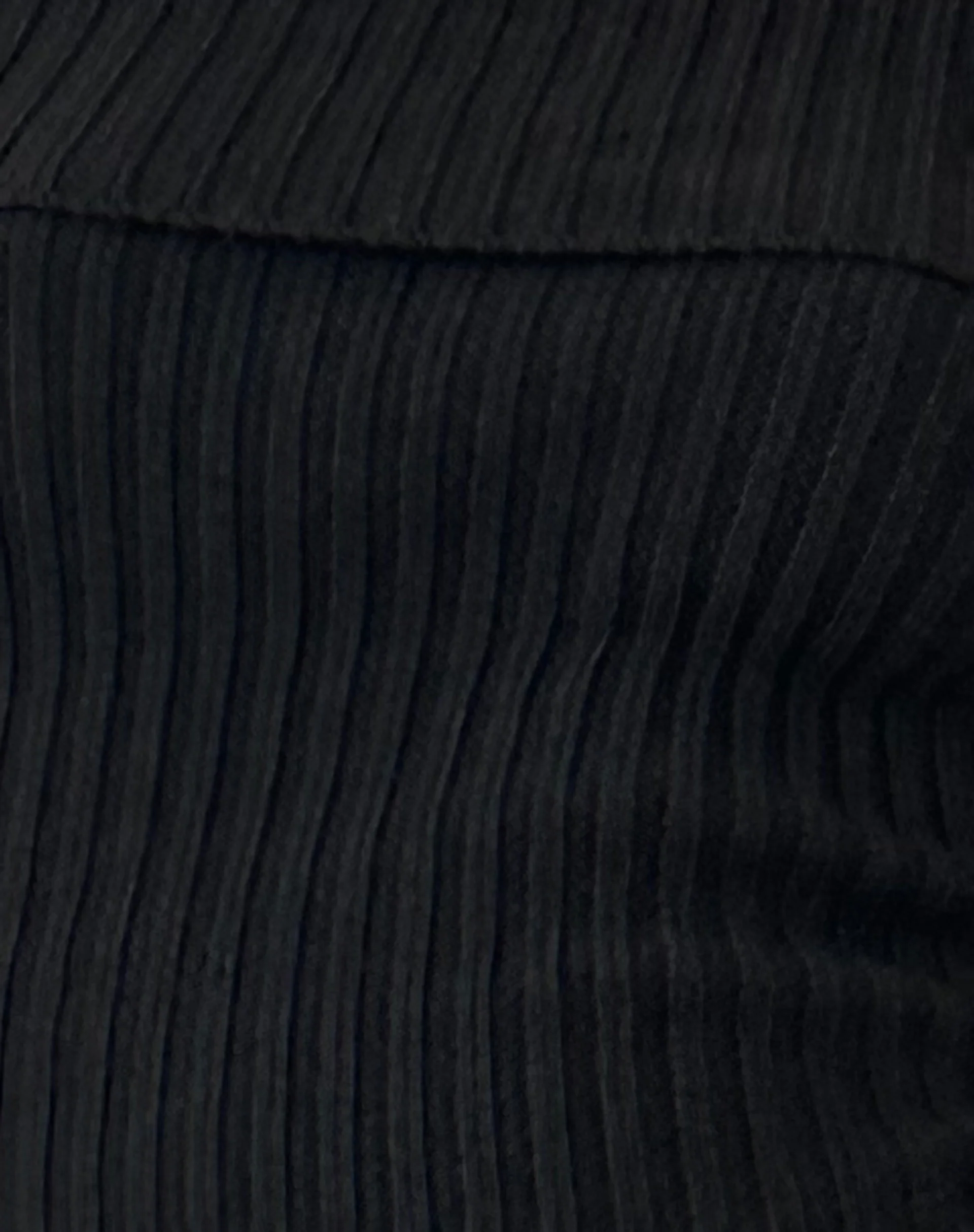 Circe Off-Shoulder Long Sleeve Knit Top in Black - Image 5