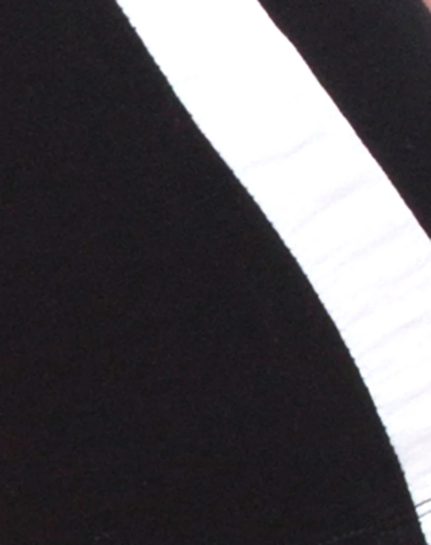 Cirst Short in Black with White Stripe - Image 5