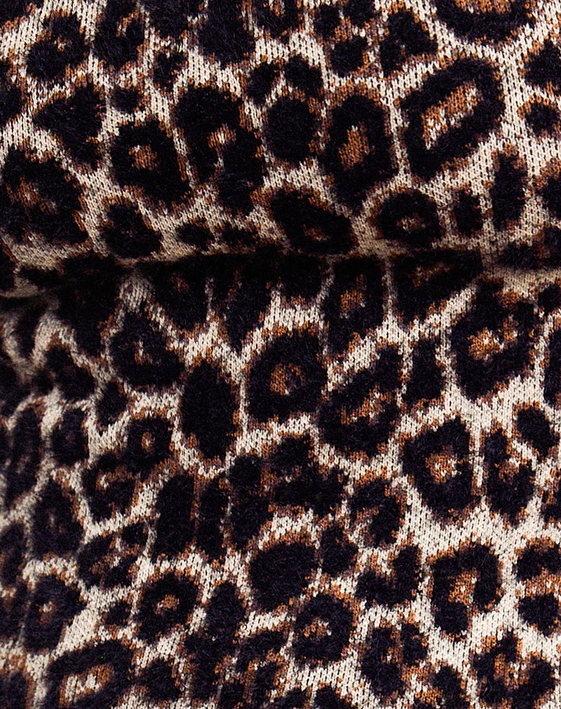 Citara Cami Top in True Leopard Brown - Image 6