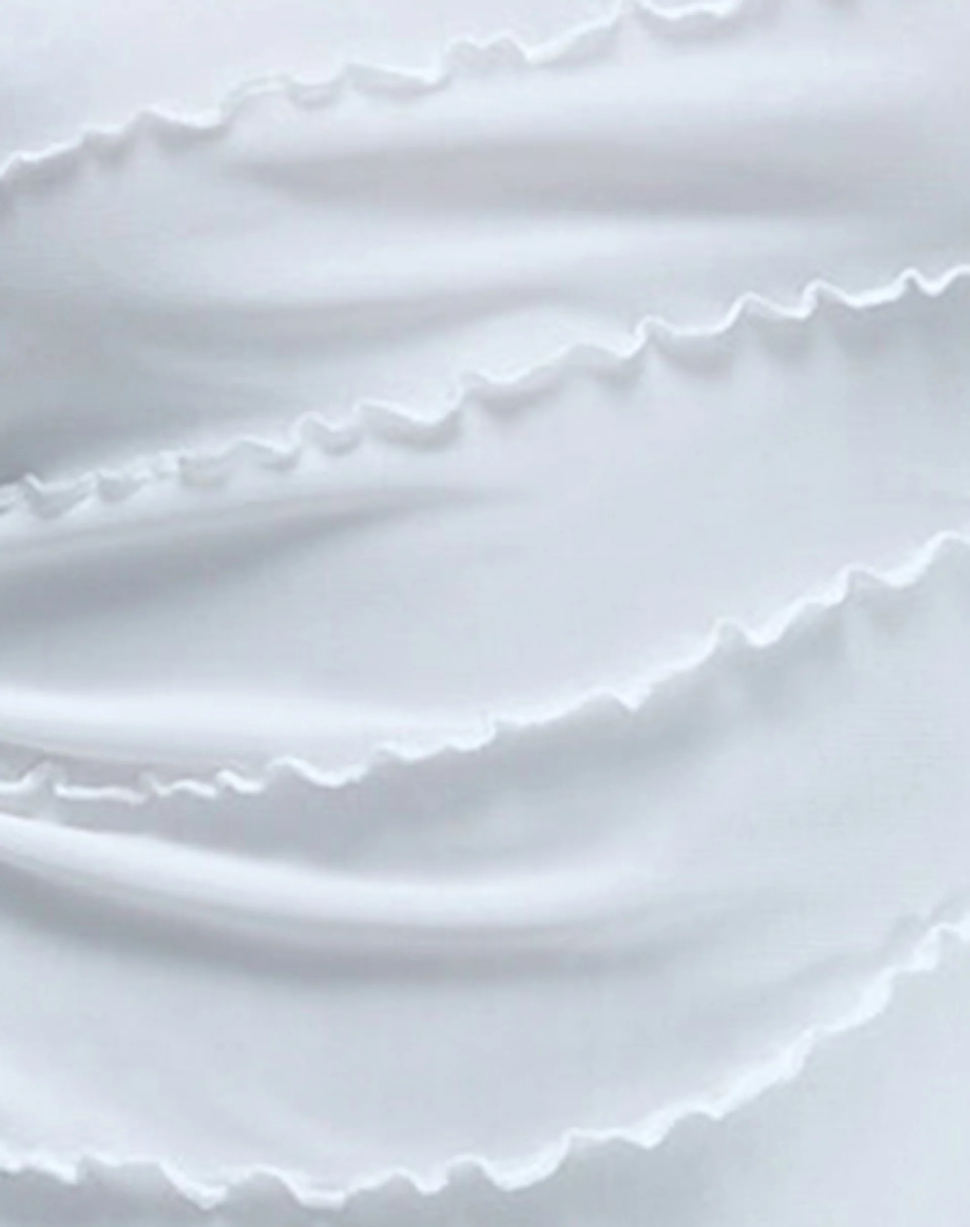 Cochise Seam Detail One Shoulder Mesh Top in Ivory - Image 8