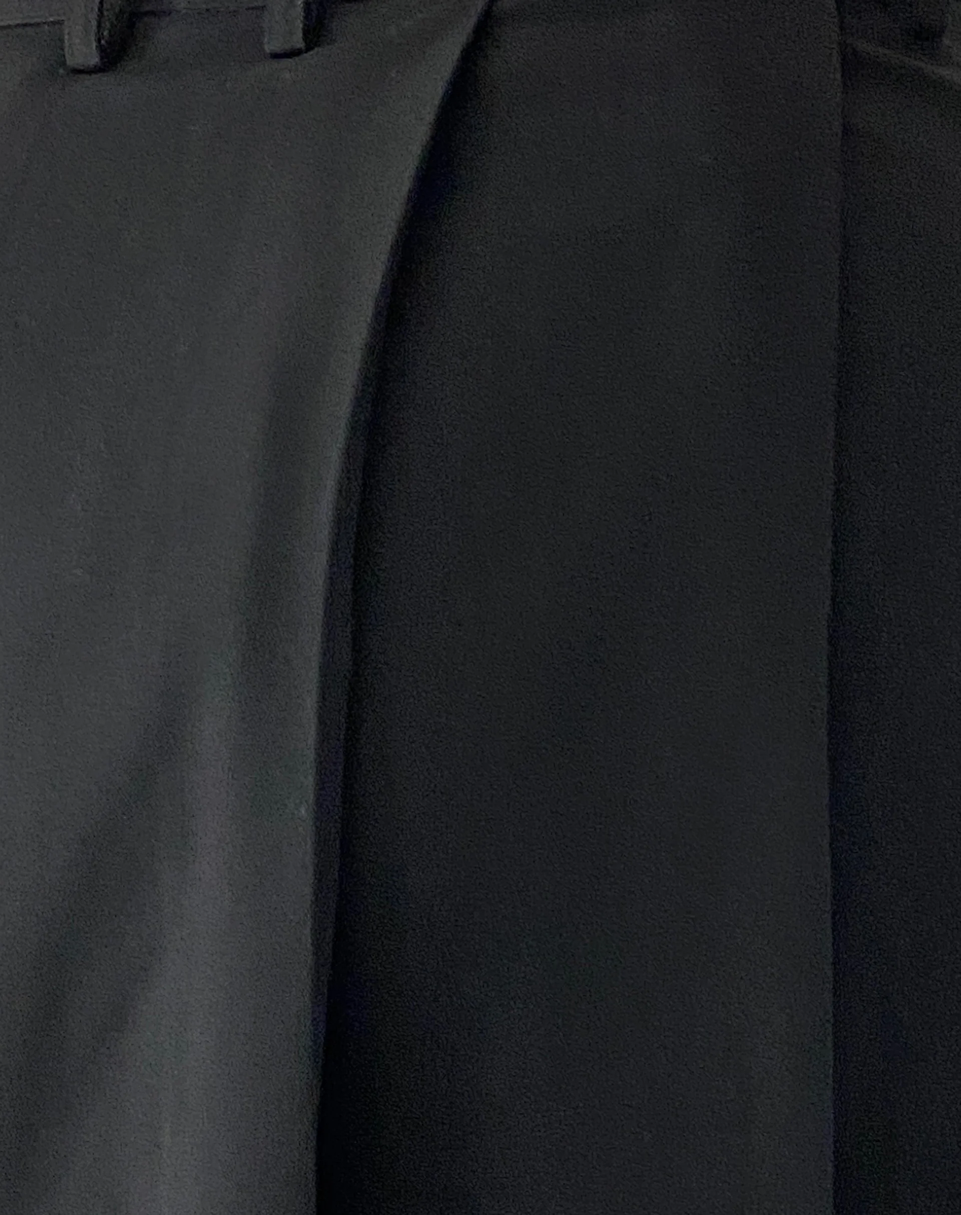Colette Pleated Knee Length Skirt in Black Tailoring - Image 5