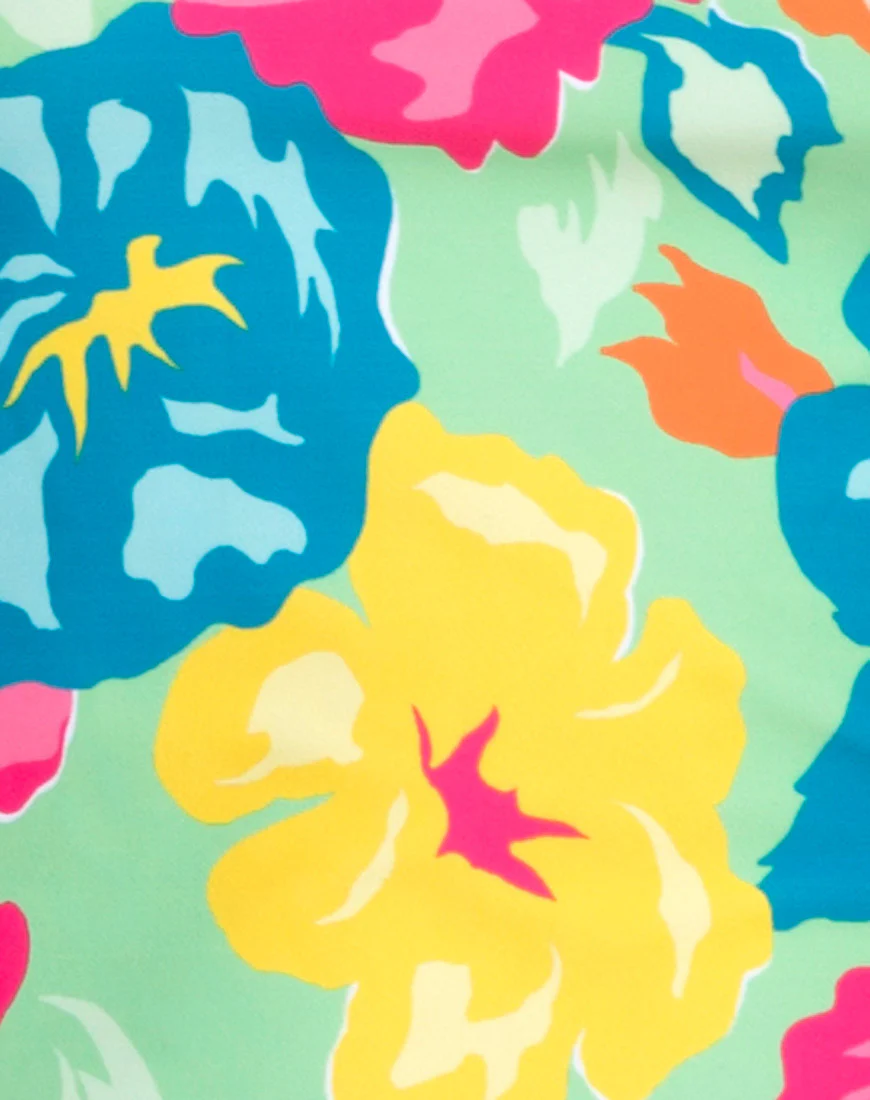 Cosette Swimsuit in Tropicana Floral - Image 5