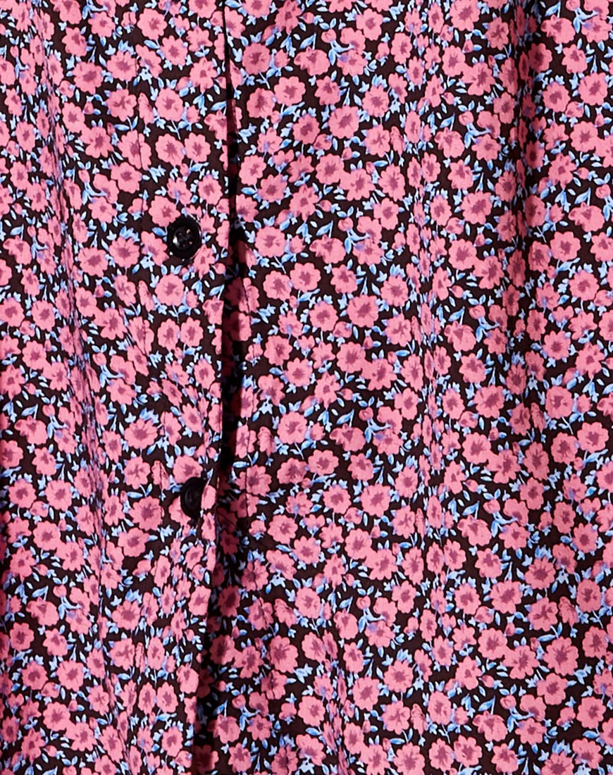Crosena Swing Dress in Floral Fun Pink - Image 5
