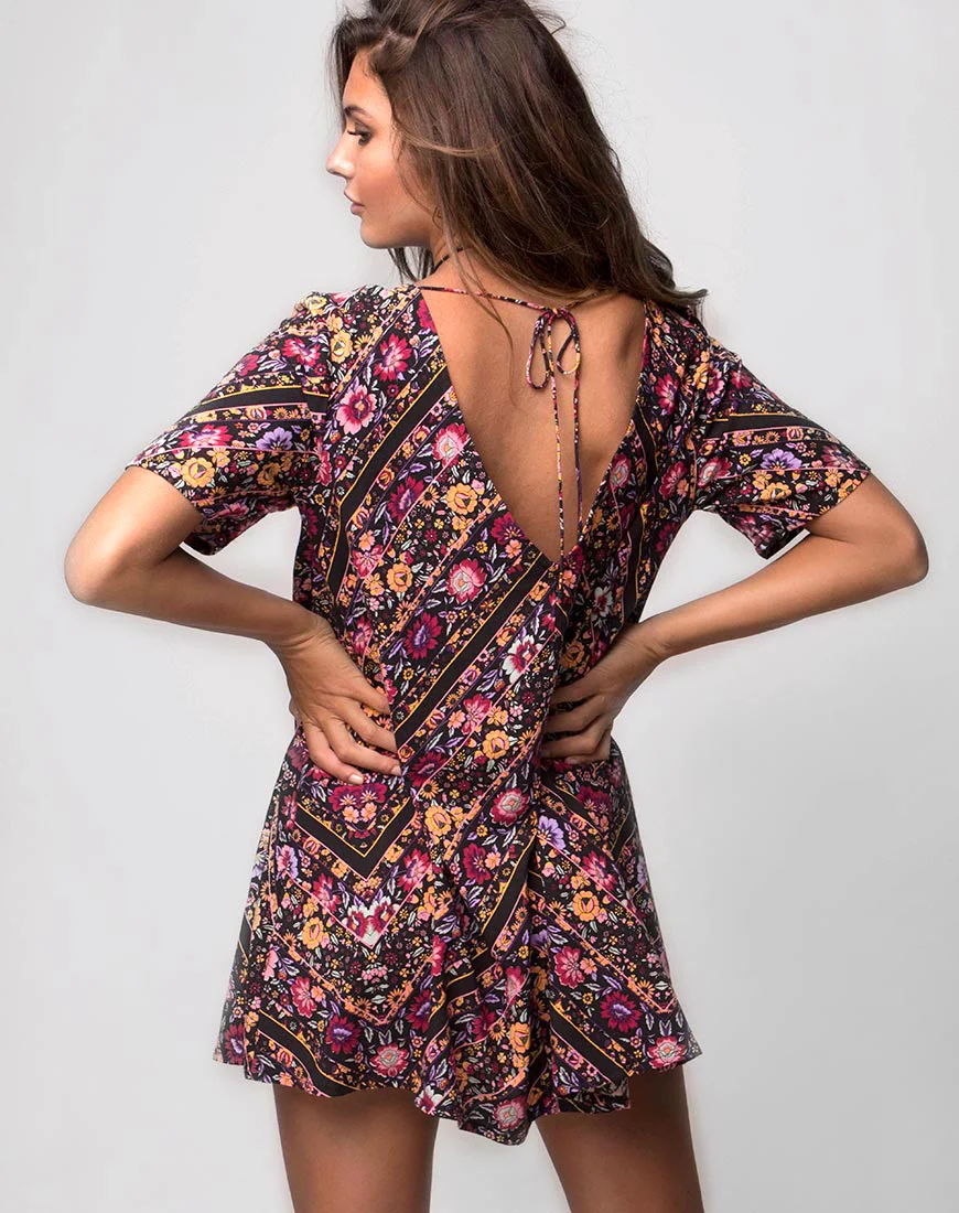 Crosena Swing Dress in Gypsy Rose - Image 2