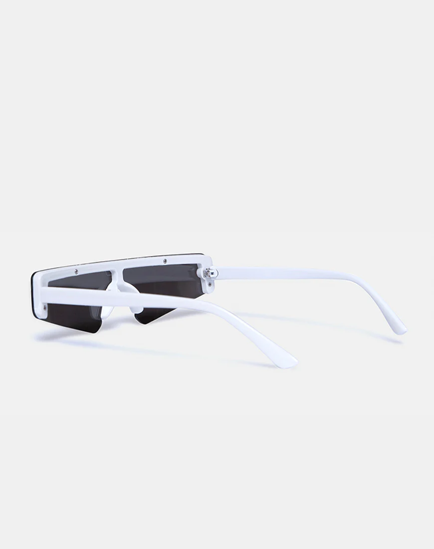 Cyber Sunglasses in Steel - Image 3
