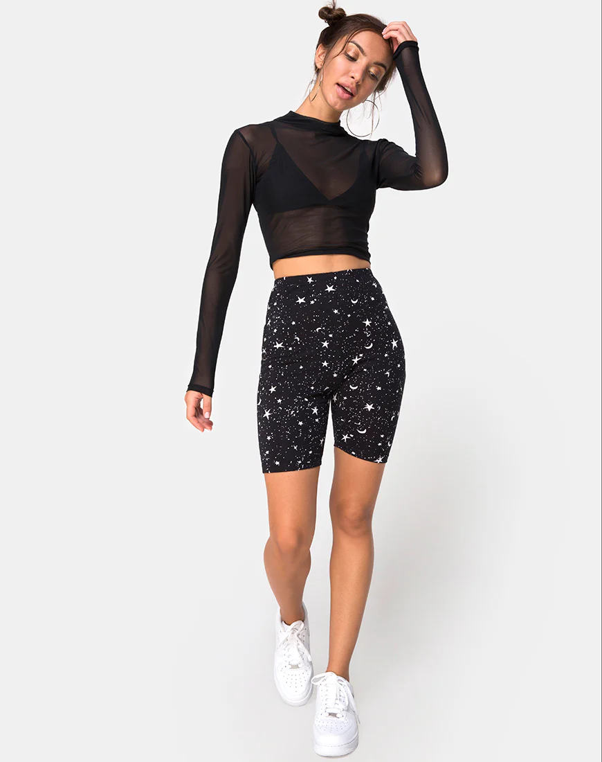 Cycle Short in Ditsy Cosmo - Image 3