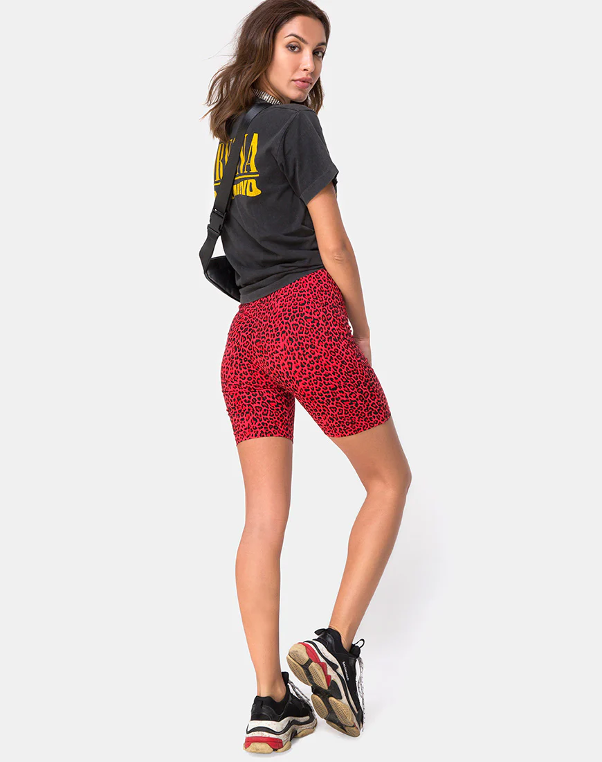 Cycle Short in Coloured Animal - Image 2