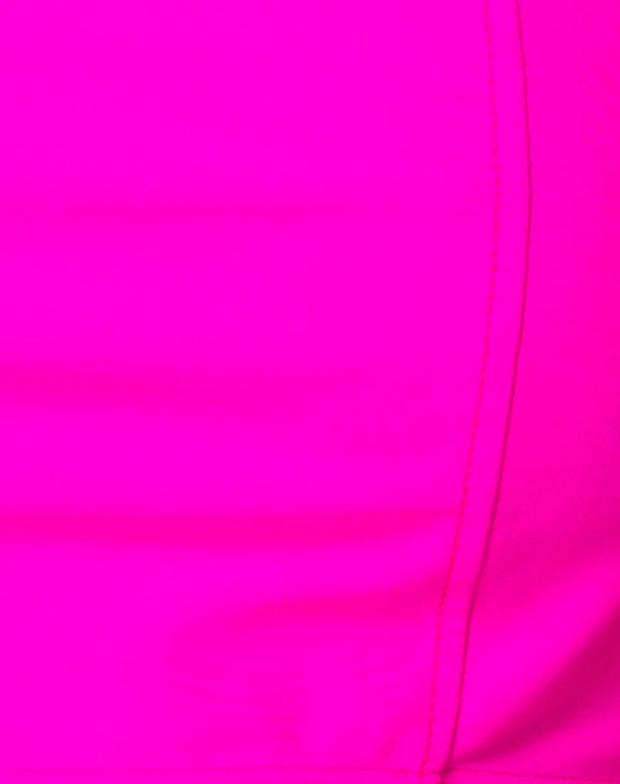 Cycle Short in Neon Pink - Image 5