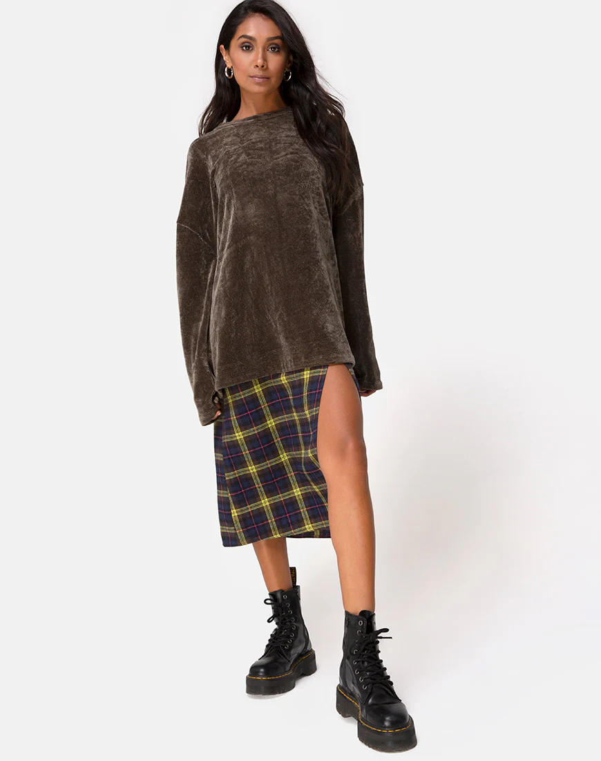 Dad Jumper in Knit Khaki - Image 3
