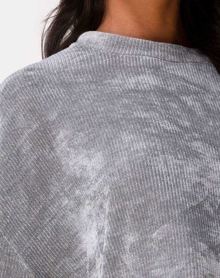 Dad Jumper in Knit Silver - Image 5