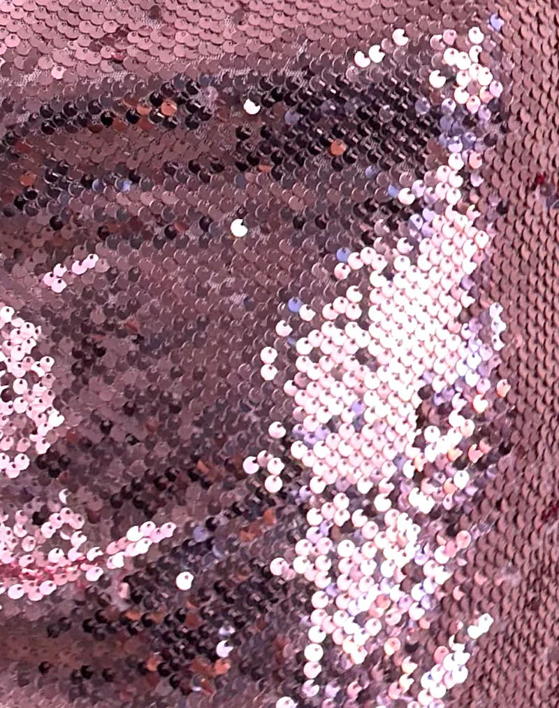 Damske Vest Top in Pink Sequin - Image 6