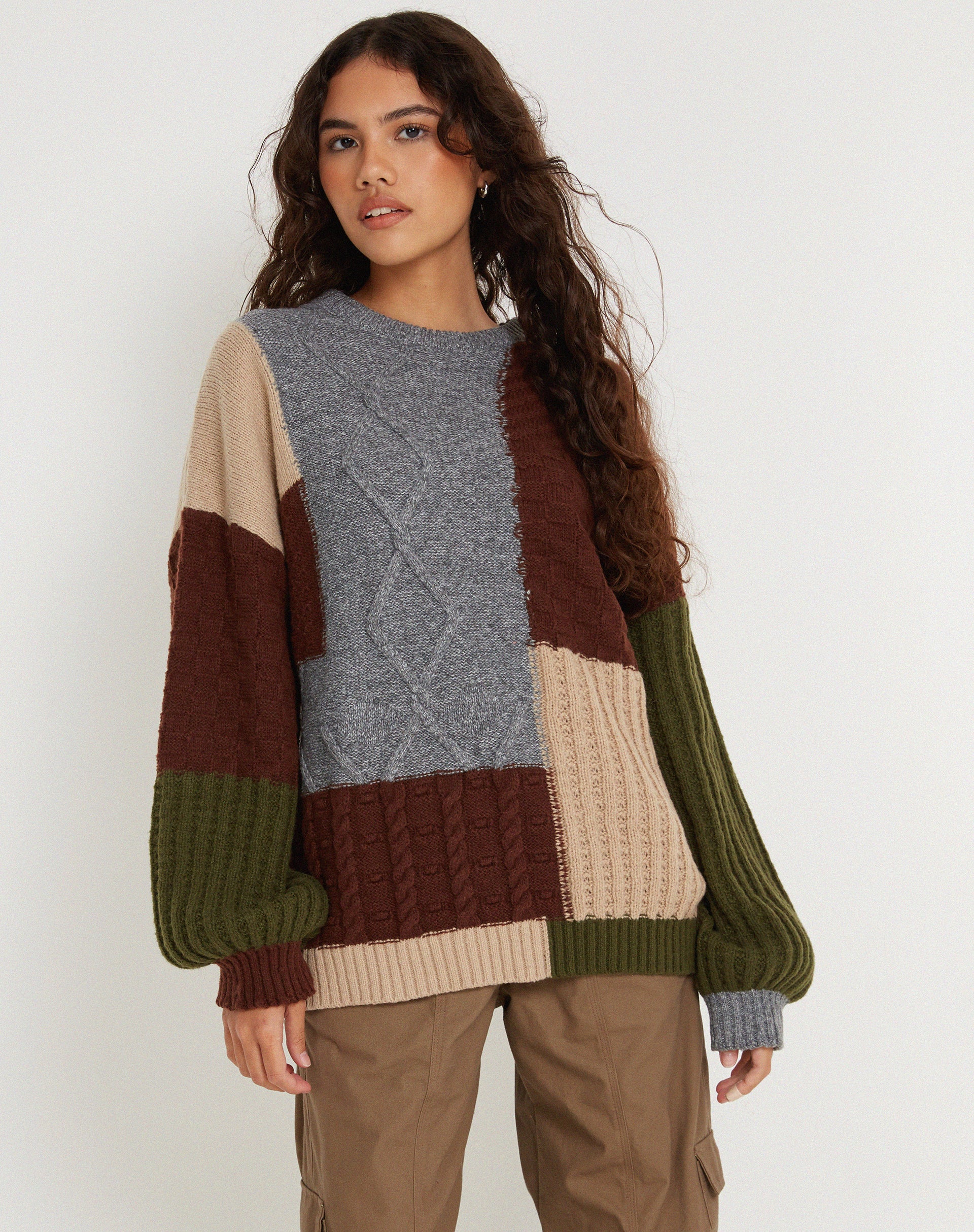 Danar Jumper in Patchwork - Image 2