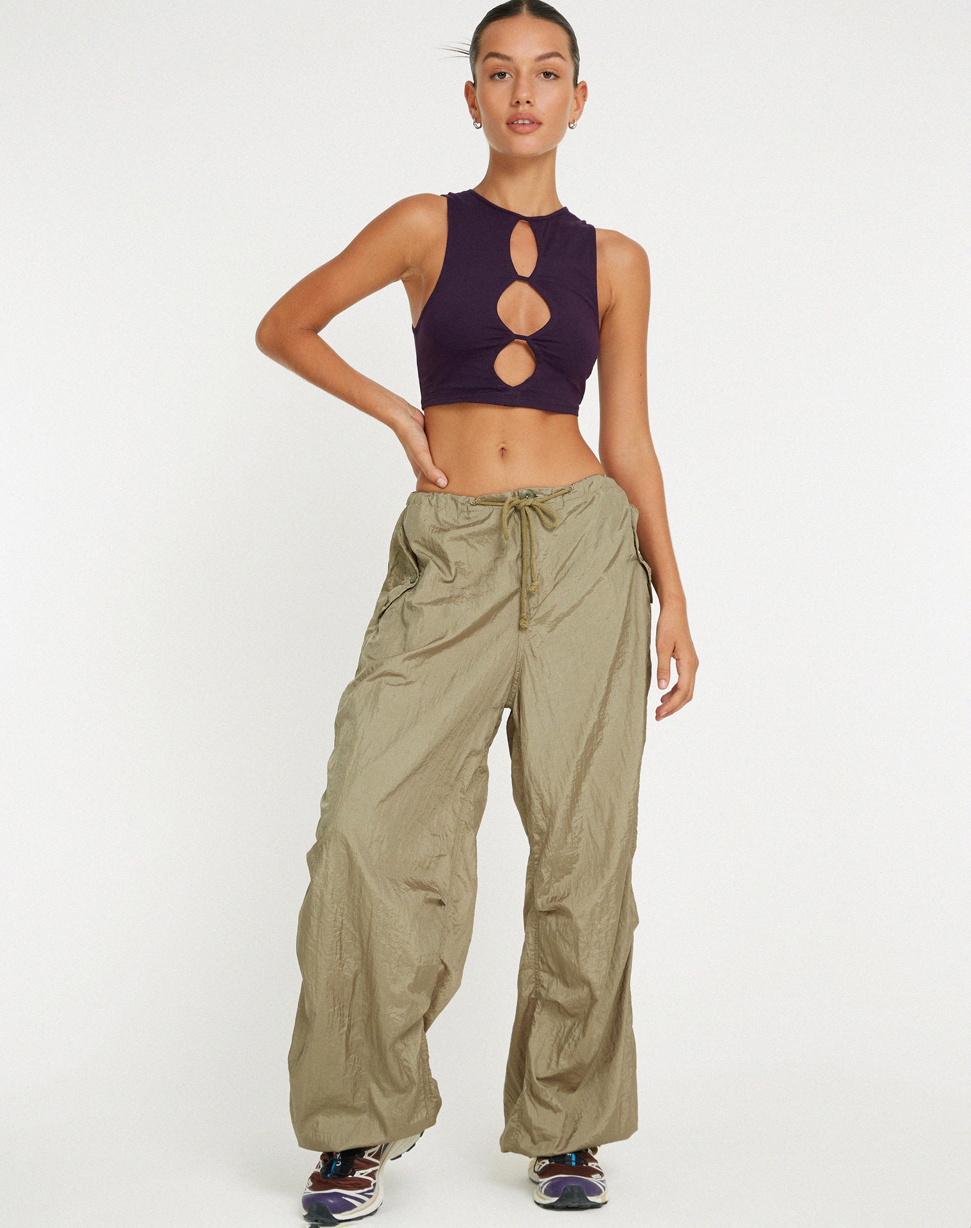 Danica Crop Top in Crown Jewel - Image 3