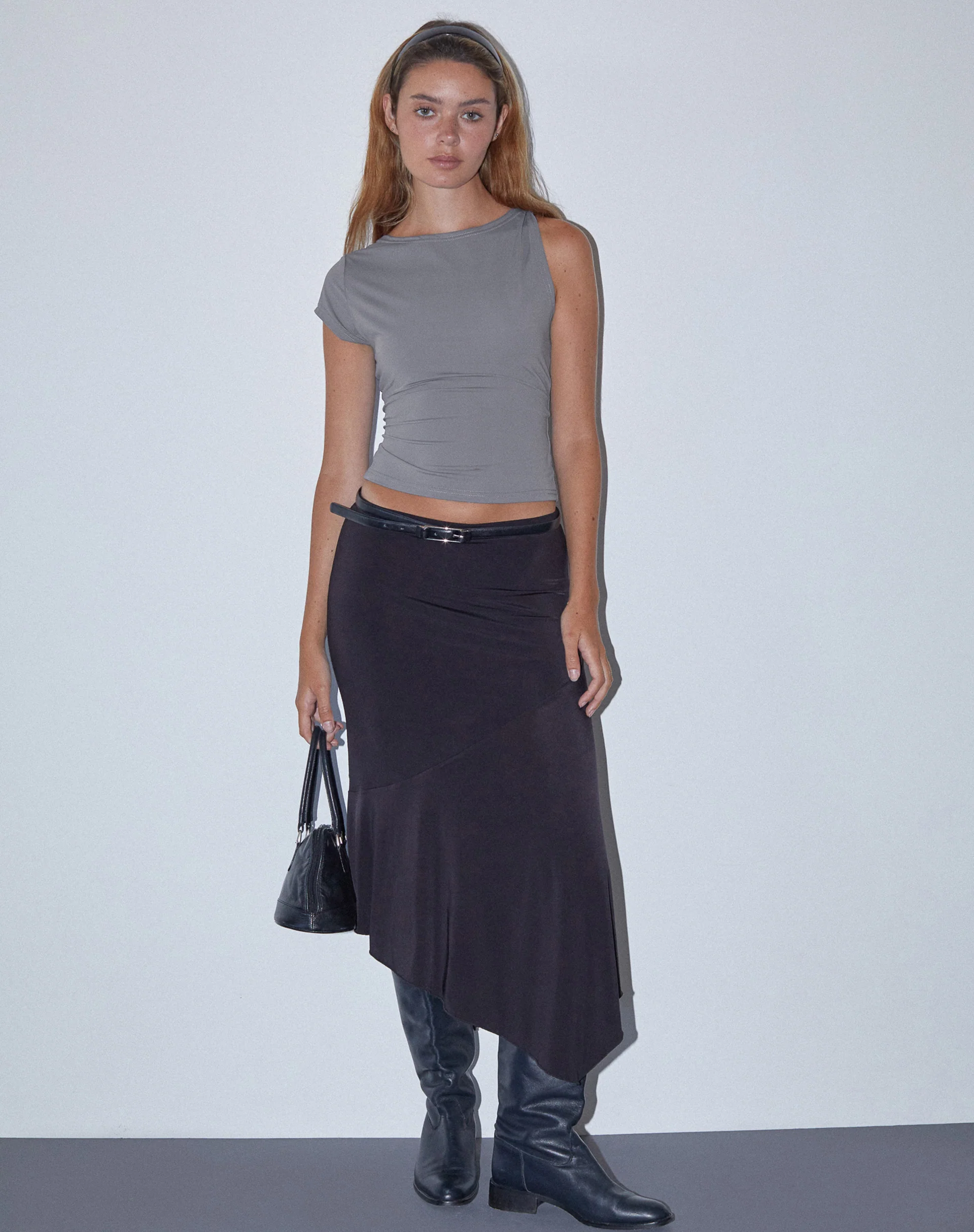Dannas Asymmetric Top in Grey - Image 2