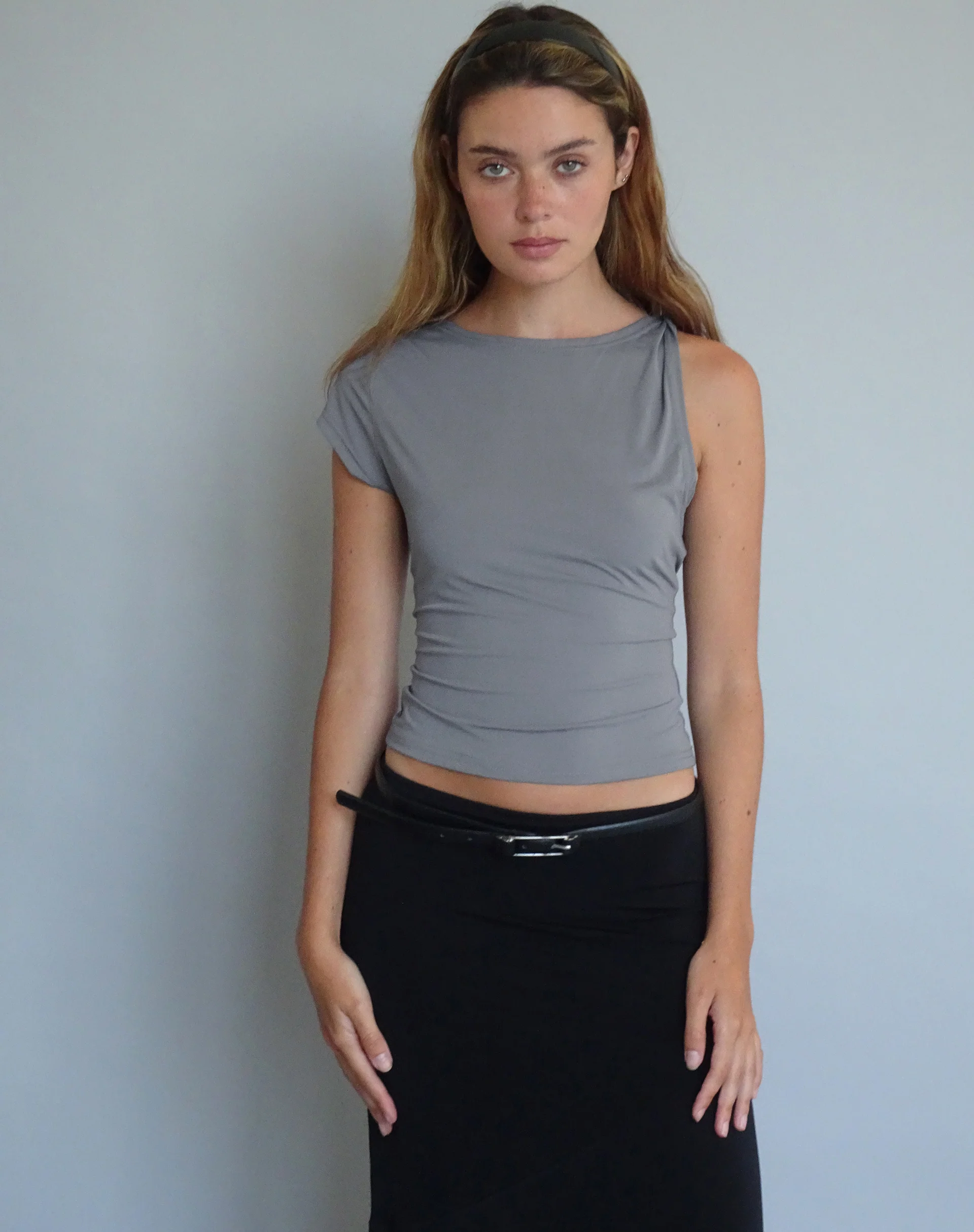 Dannas Asymmetric Top in Grey - Image 5