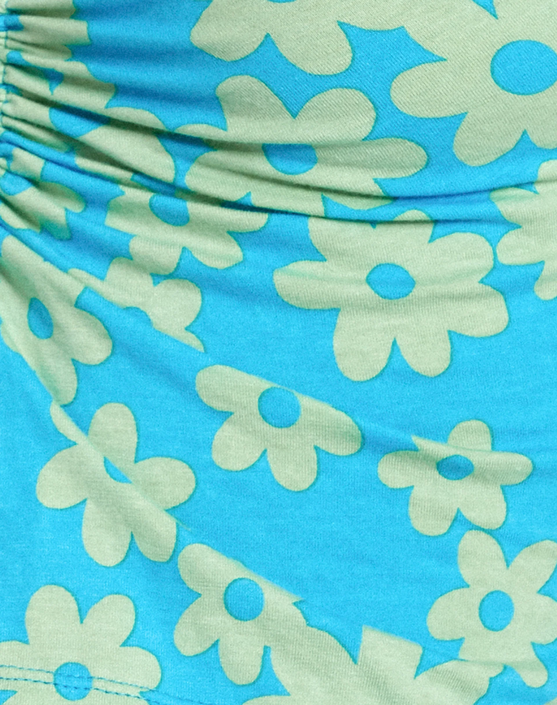Dapa Crop Top in Retro Daisy Blue - Image 7
