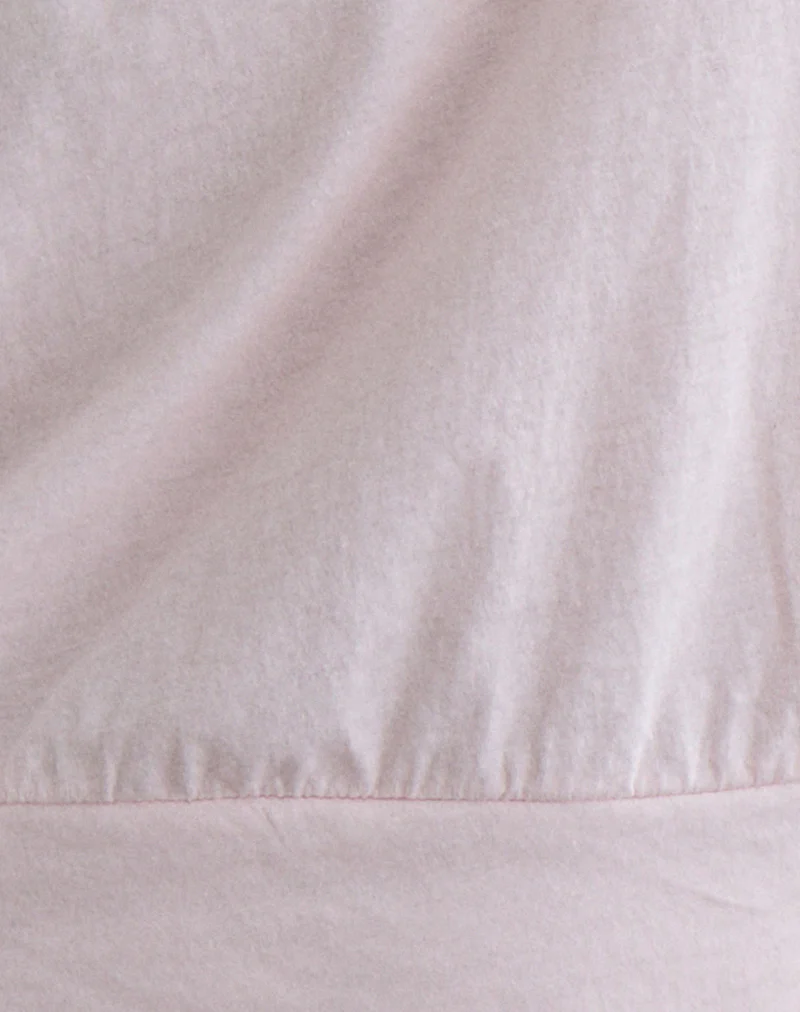 Daral Long Sleeve Top in Jersey Light Pink - Image 6