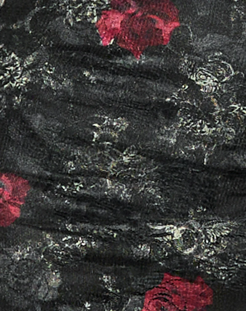 Darsih Maxi Dress in Lace Midnight Bloom - Image 6