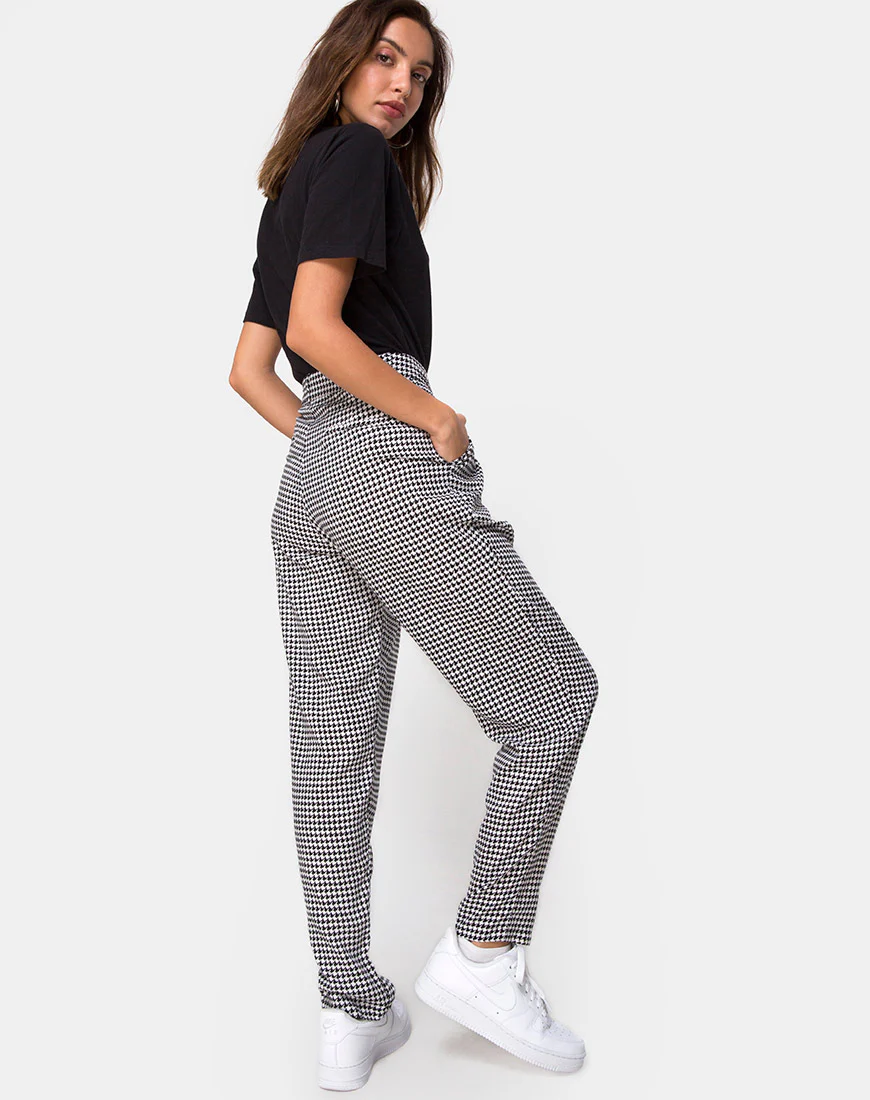 Dastan Trousers in Small Dogtooth - Image 4
