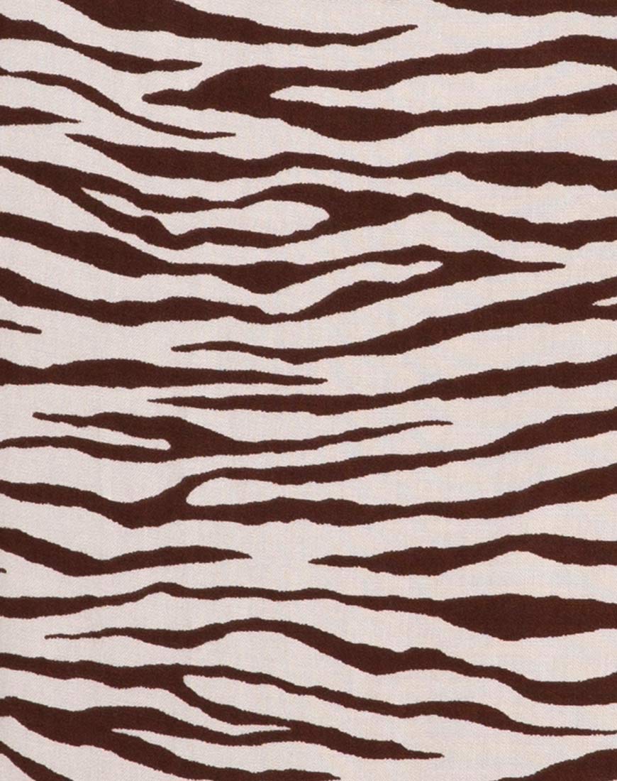 Datista Slip Dress in Easy Tiger Cocoa - Image 5
