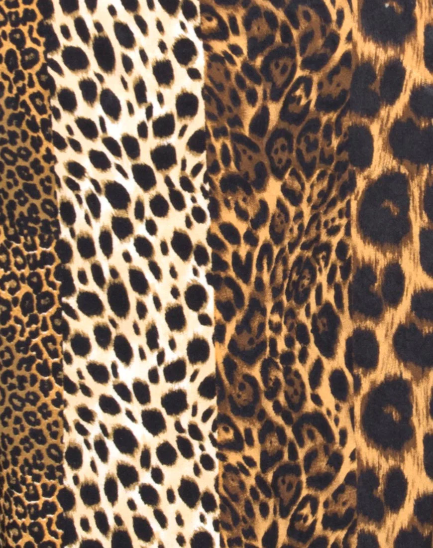 Datista Dress in Animal Stripe - Image 5