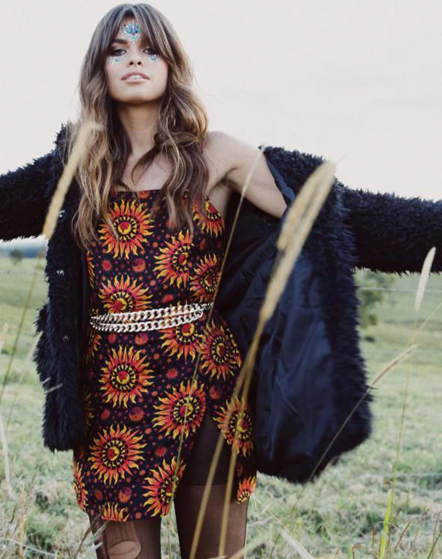 Datista Slip Dress in Hot Sun  X Princess Polly - Image 2