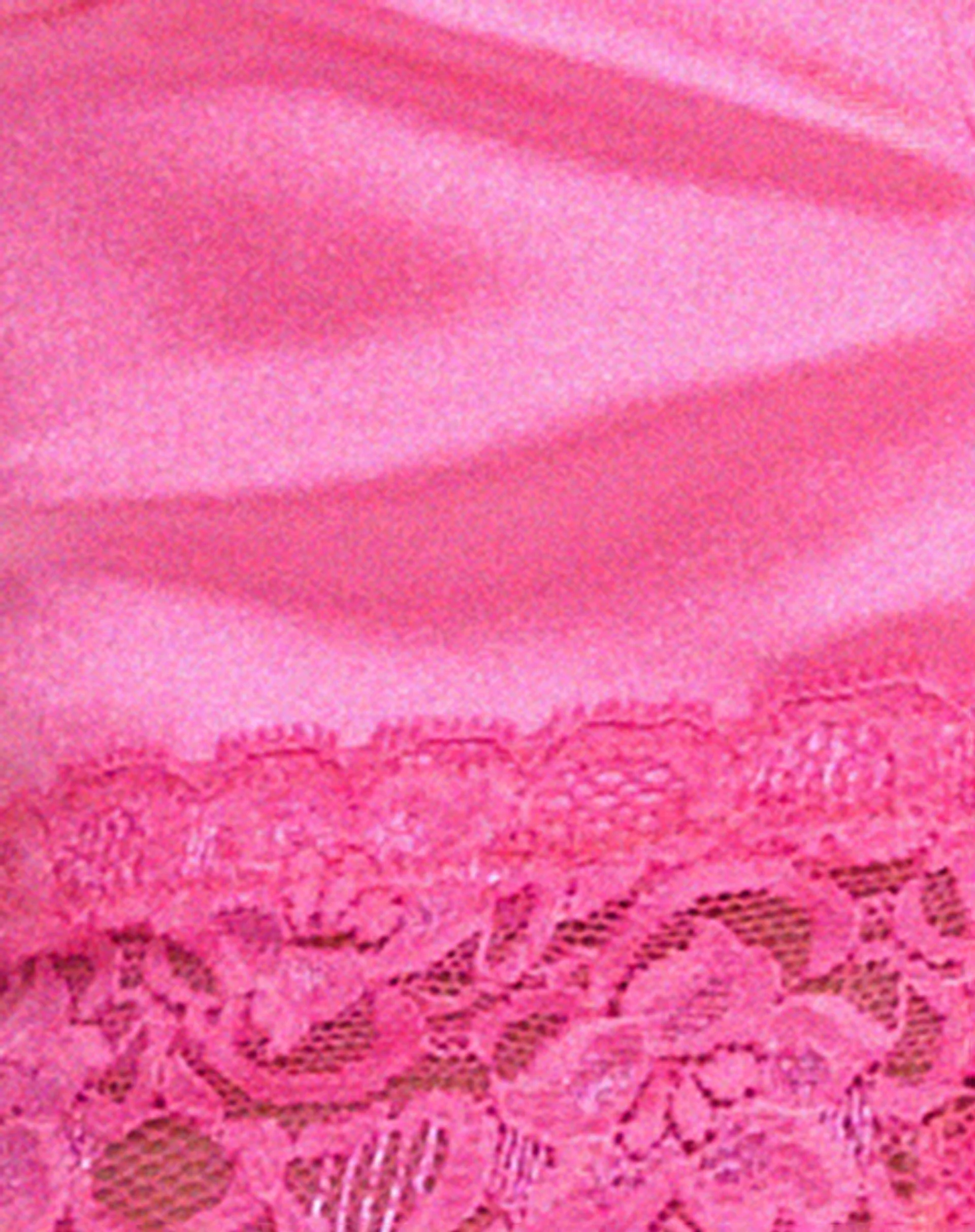Datuk Crop Top in Satin Hot Pink - Image 6