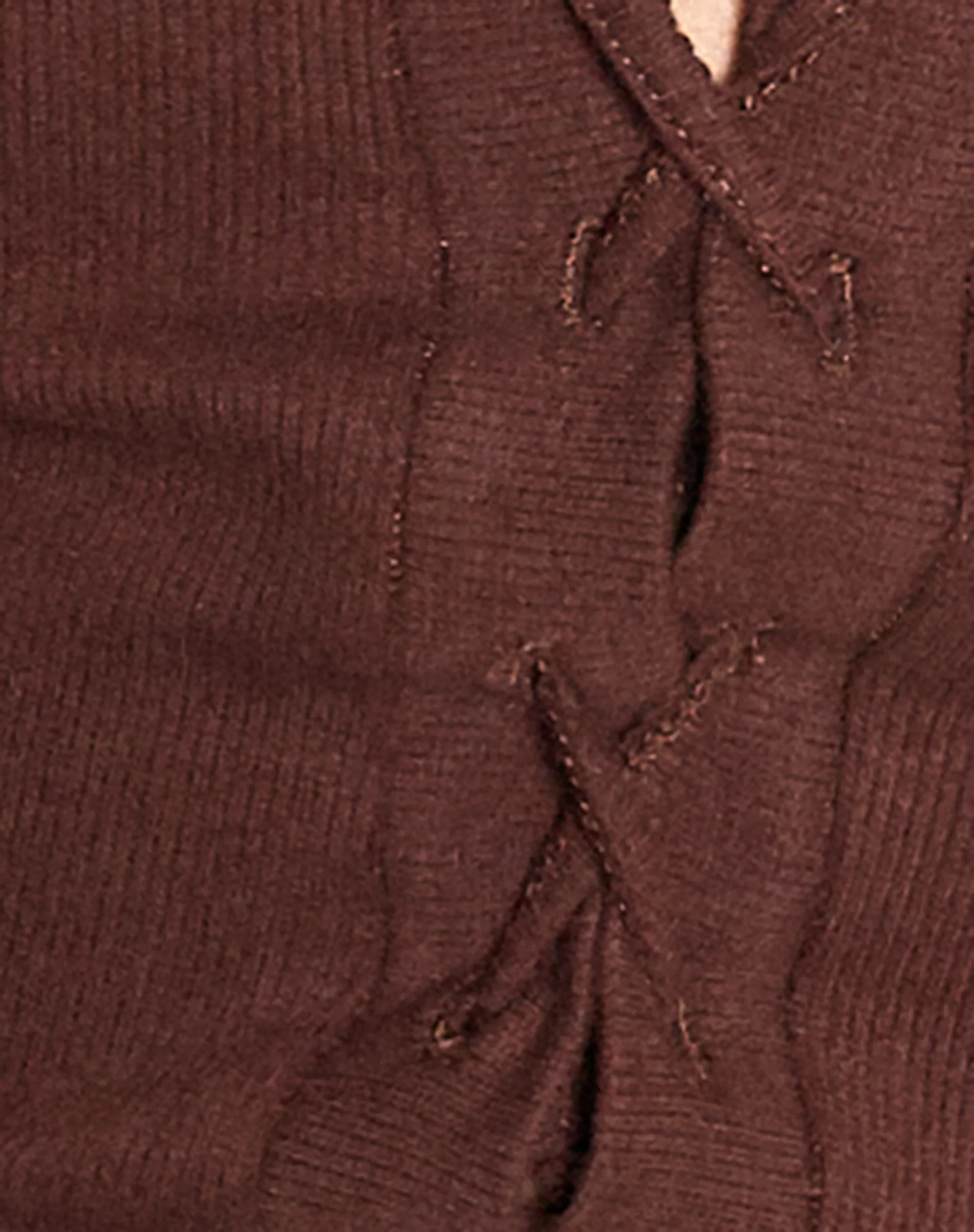 Delona Long Sleeve Top in Brown - Image 7