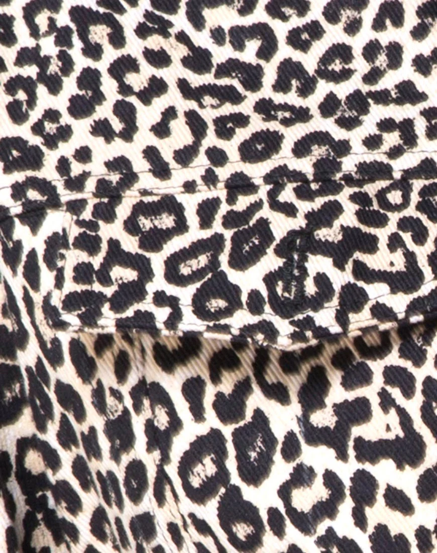 Derow Jacket in Rar Leopard - Image 6