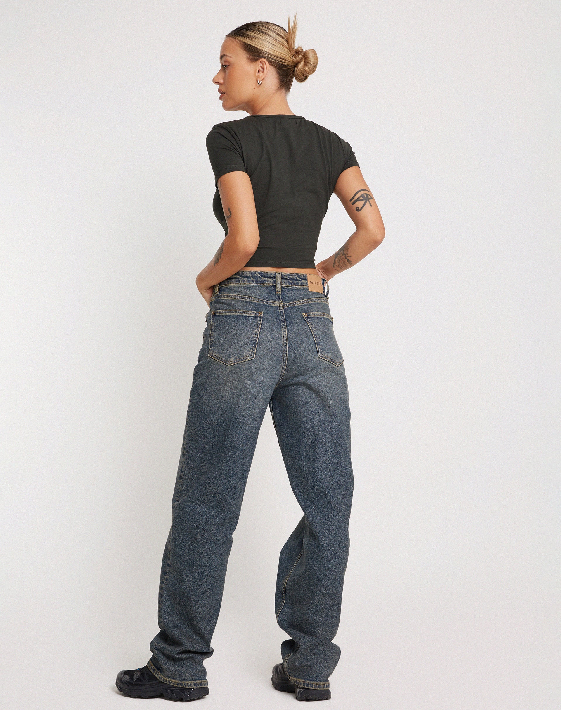 Desiree Crop Top in Black Forest - Image 5