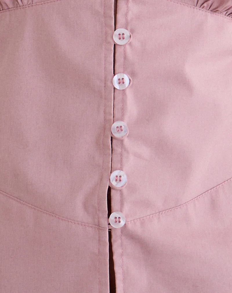 Devlon Blouse in Dusty Rose - Image 7
