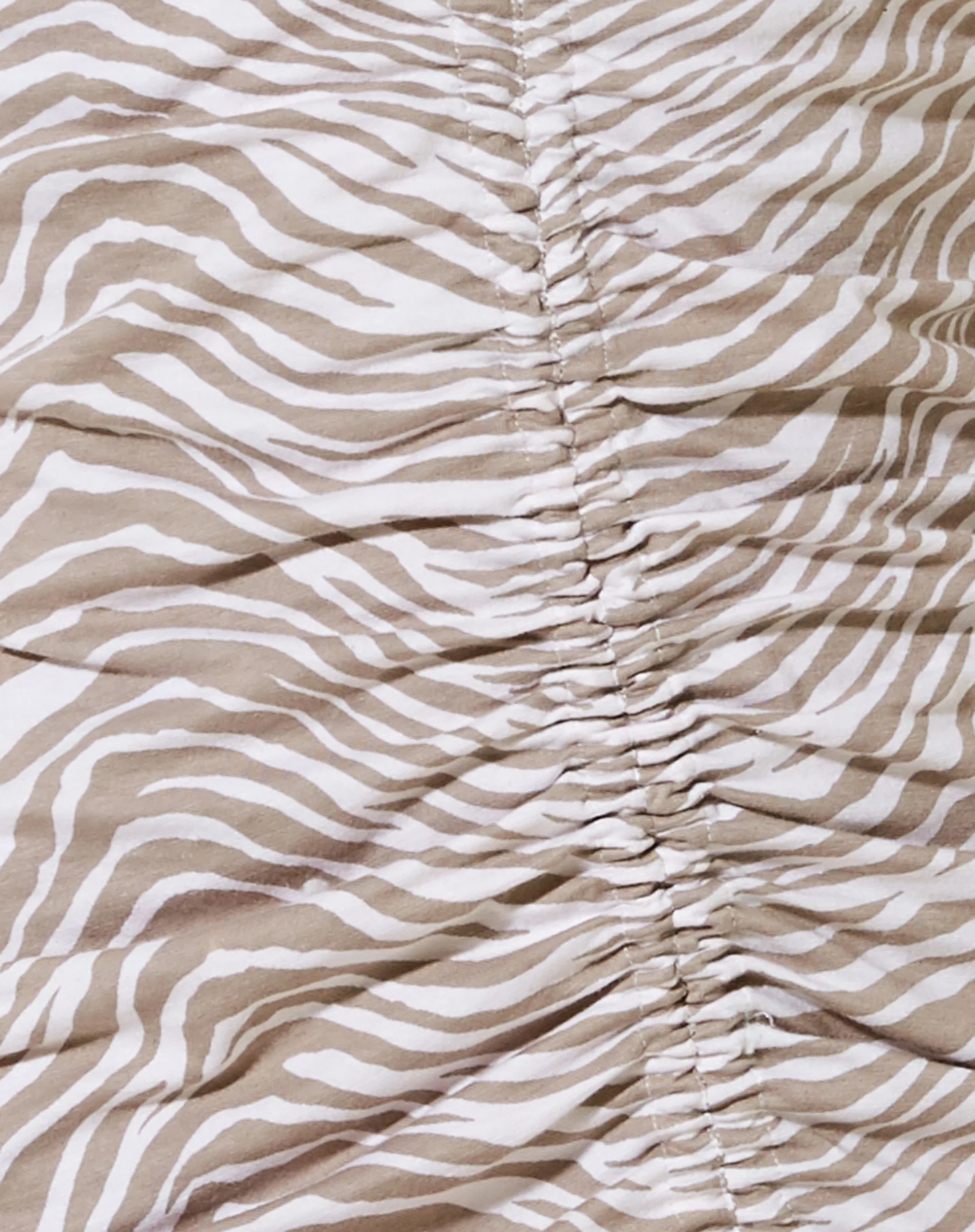 Dilada Bodycon Dress in Tonal Zebra - Image 5