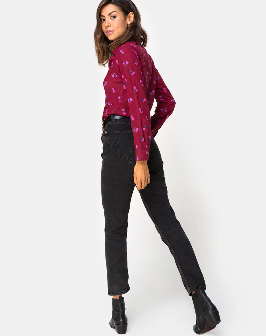 Dimaris Shirt in Magenta Rose Pink - Image 4
