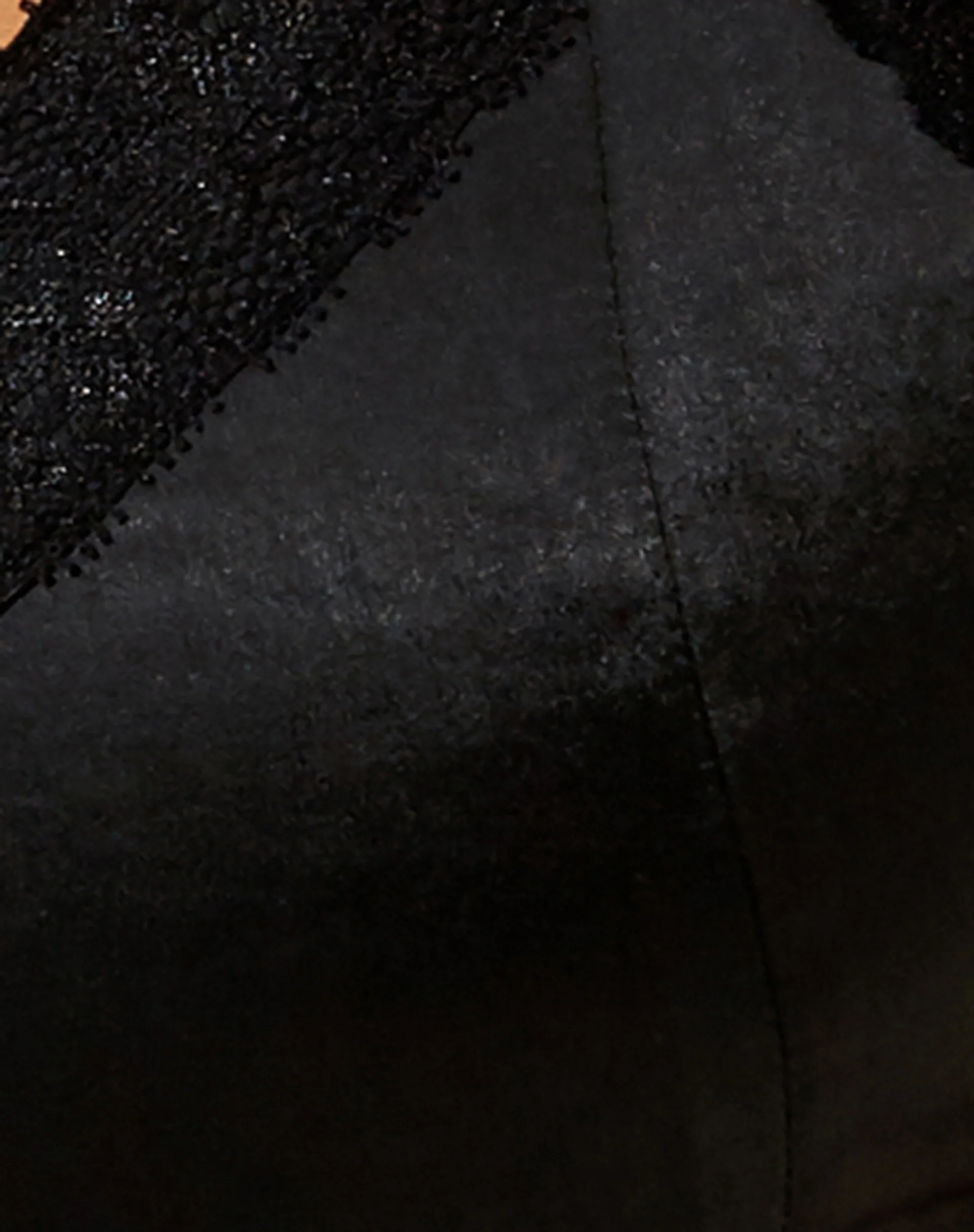Dinie Crop Top in Satin Black - Image 6