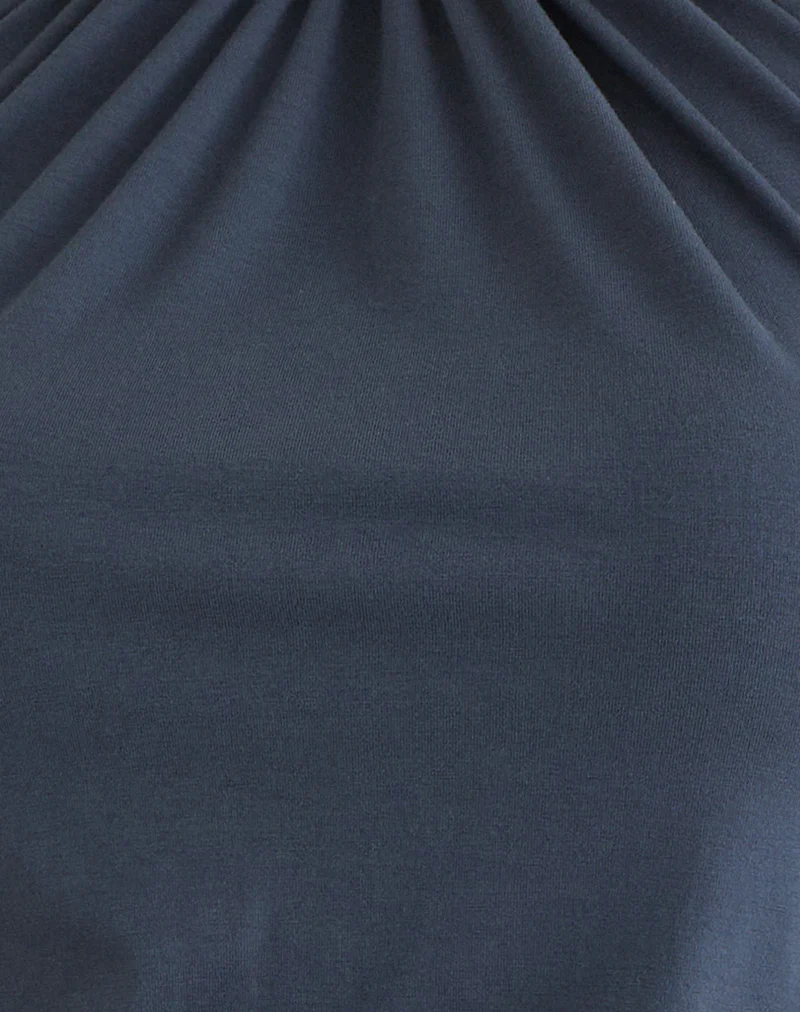 Diraka High Neck Top in Jersey Ocean Storm - Image 6