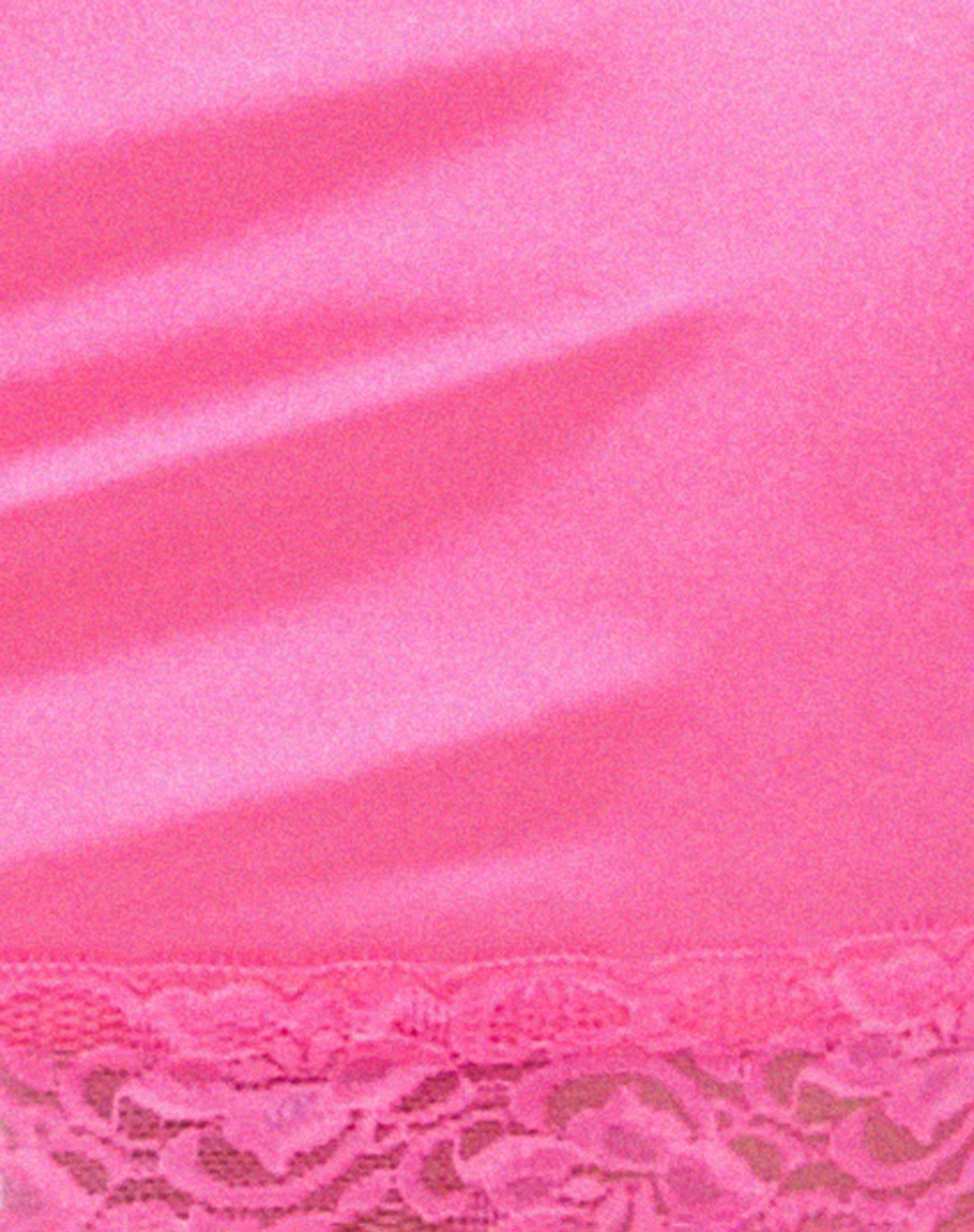 Ditika Mini Dress in Satin Hot Pink - Image 5