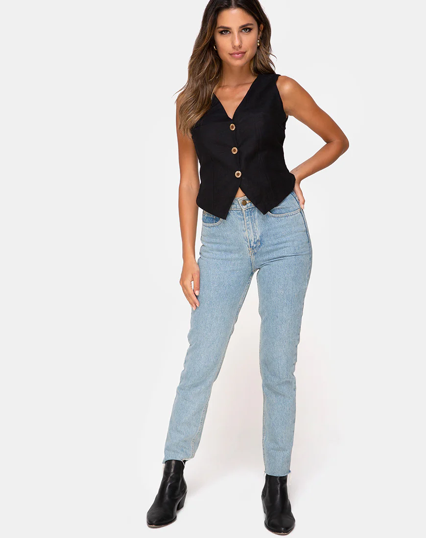 Divest Top in Black - Image 3